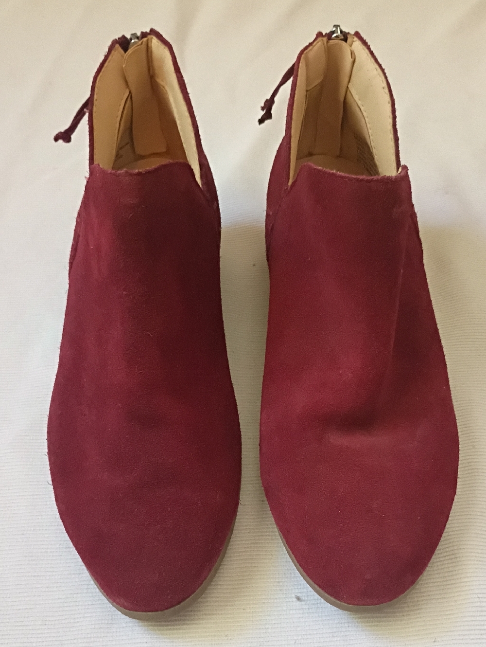 Reaction Kenneth Cole Sideway Red Suede Ankle Boot - Picture 2 of 8